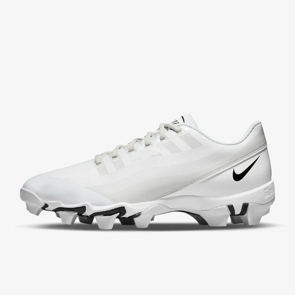 Nike Vapor Edge Shark Football Elite Cleat White Grey DQ5114-100 Men’s S… - Picture 4 of 12